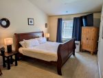 King bed in the Guest bedroom located on the third floor